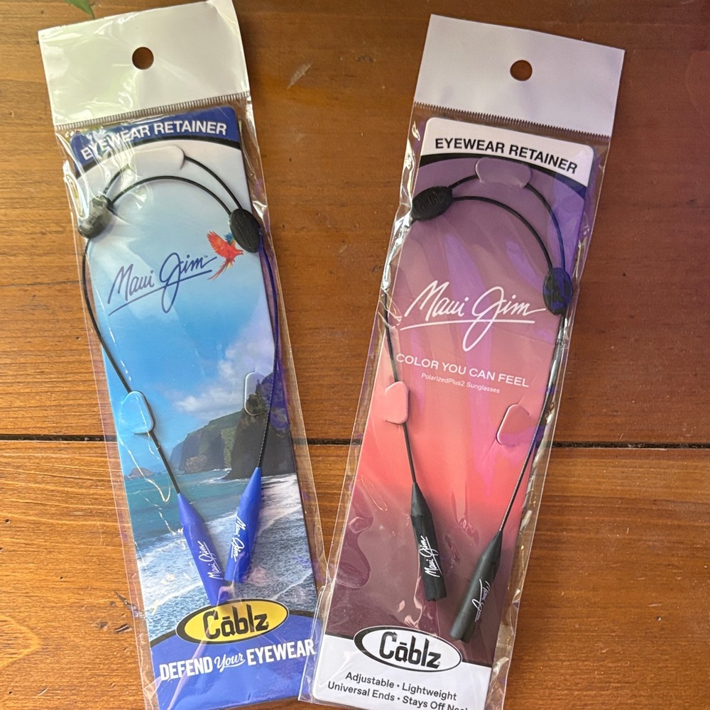 Maui Jim Eyewear Retainers in Blue and Purple Gradient